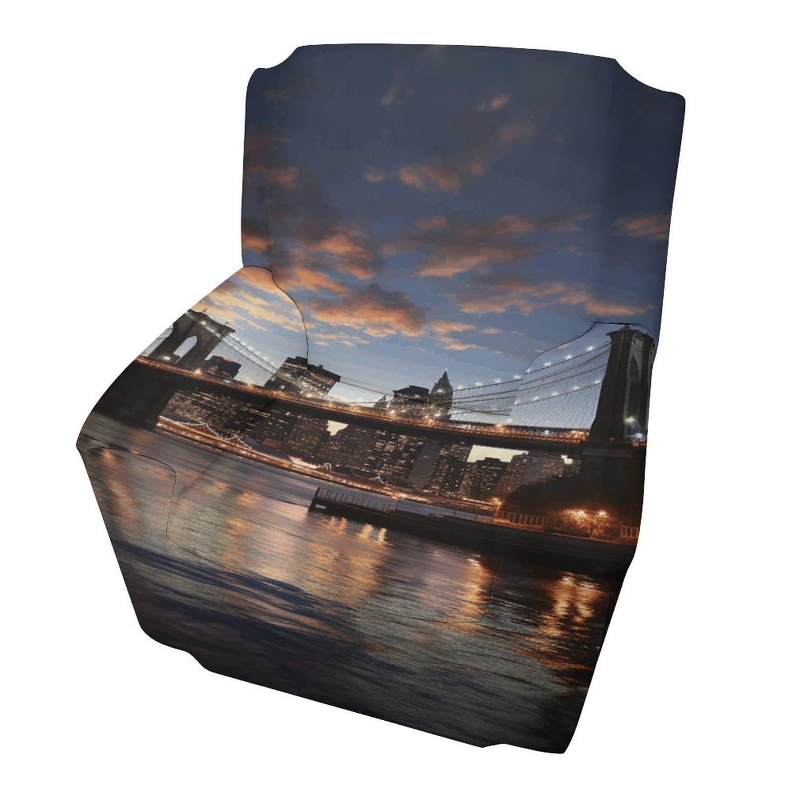 Fekiloot Style New York Bridge Couch Cover Sofa Cover Sofa Slipcover