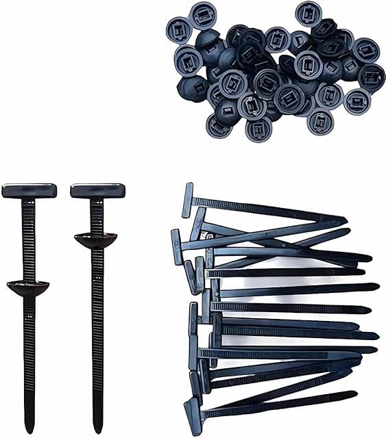 2026 upgraded heavy-duty self-locking nylon cable ties with uv protection for car repair, home, and cable management (100)