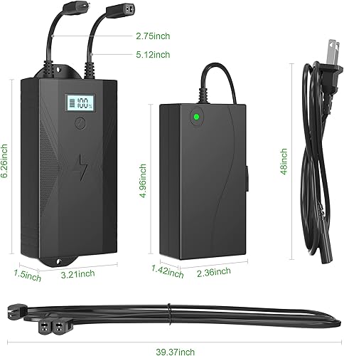 Miniatura 3 de sevkumz Paquete de batería recargable de 2 pines para muebles reclinables, sillón reclinable eléctrico, sofá elevador eléctrico, respaldo de
