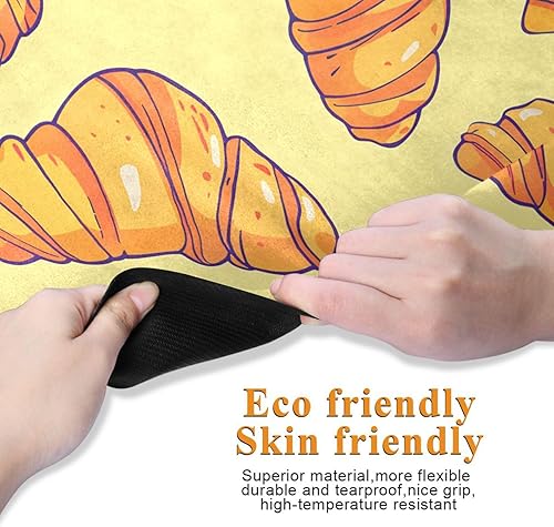 Miniatura 3 de Croissant Yoga Mat Non Slip Thick Kids Eco Friendly Rubber Workout Foldable Yoga Mat Women Exercise