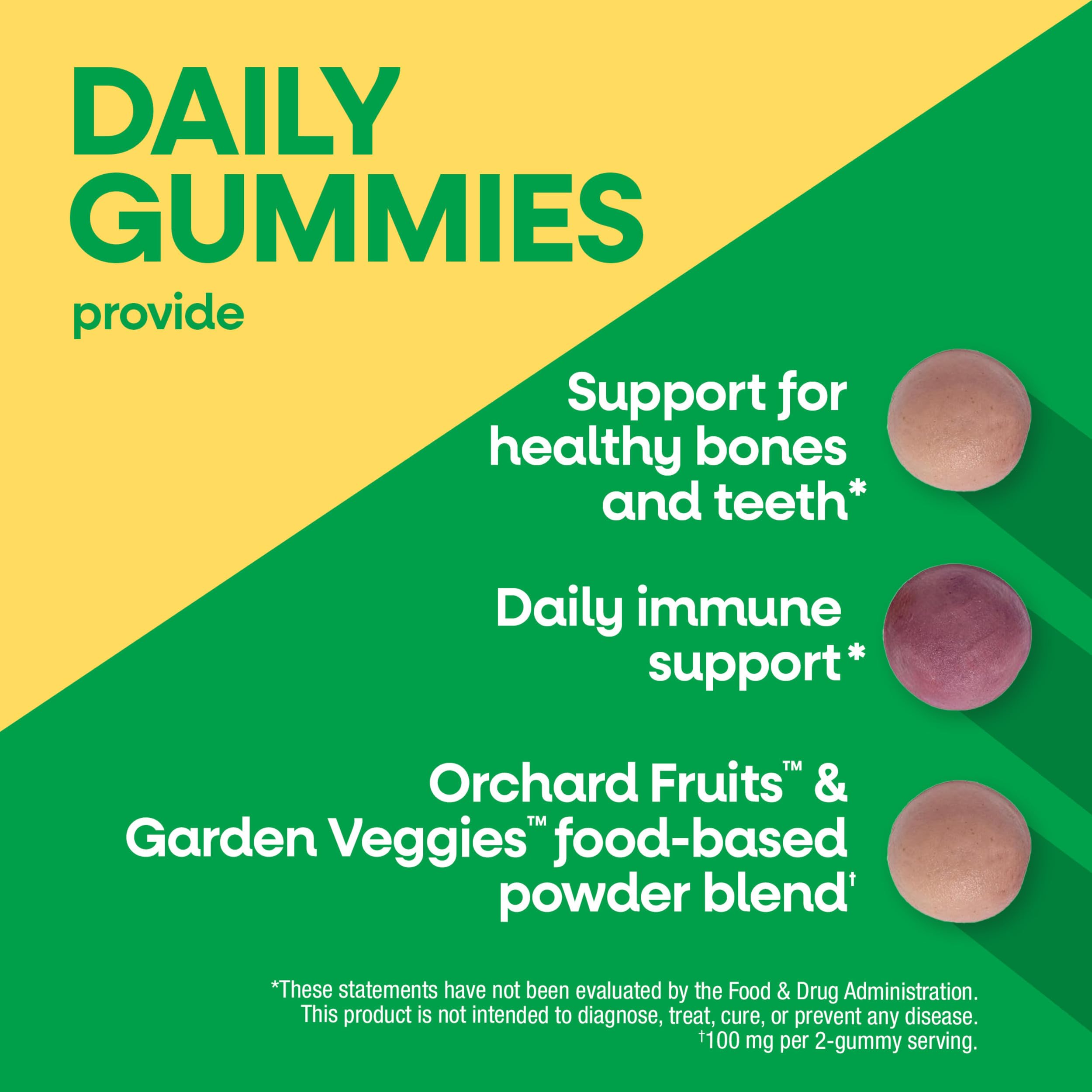 Nature’s Way Alive! Chewable Calcium Gummies with Vitamin D3, 60 ct — Amazon image 3