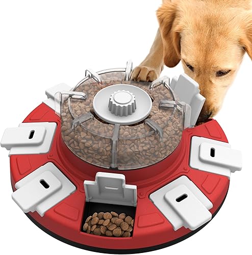 Juguetes de rompecabezas para perro, dispensador de alimentos lentos, juguetes interactivos para aburrimiento y estimulación, entrenamiento de disponible en Yaxa Peru