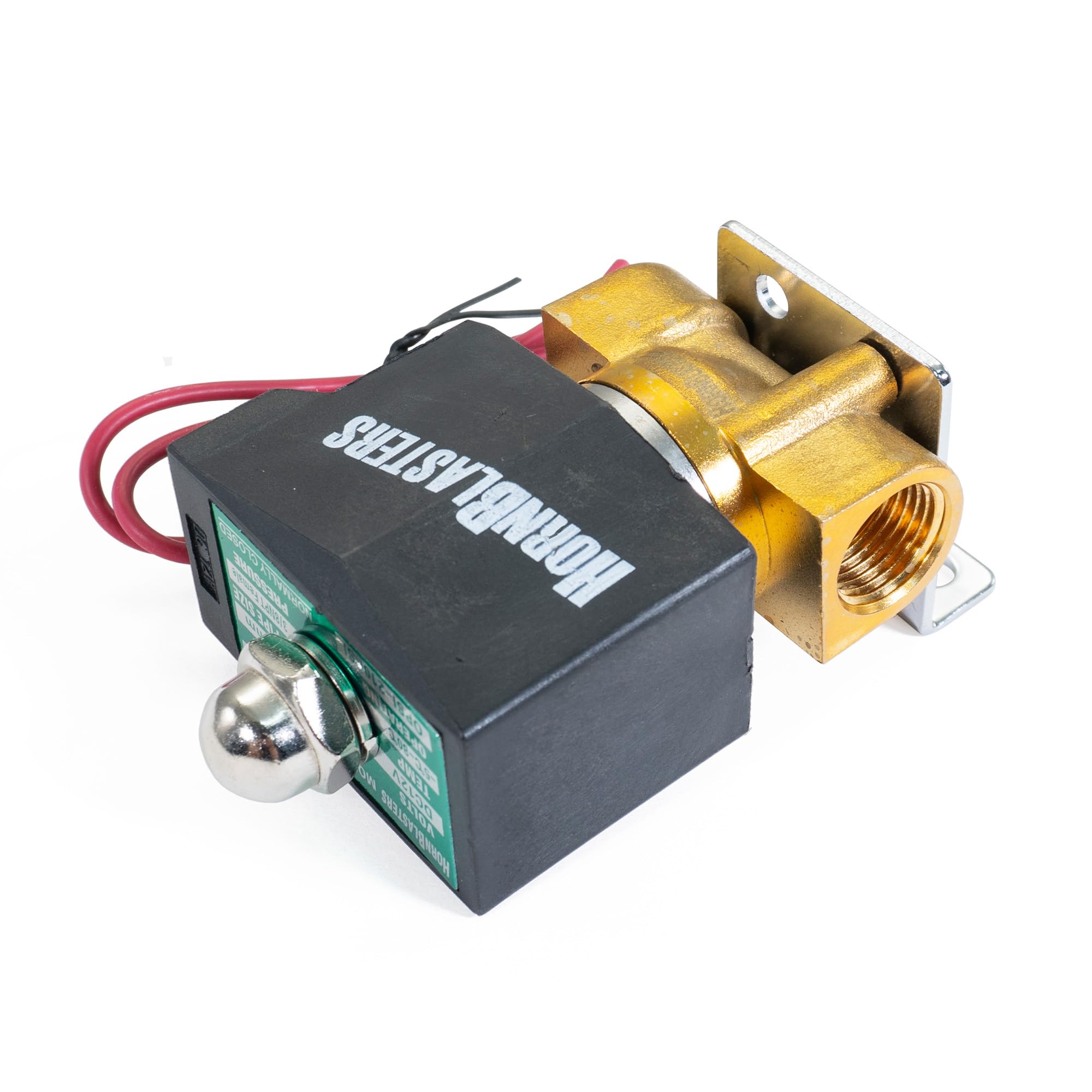 HornBlasters Electric Drain Valve Kit – Push-Button Air Tank Moisture Drain, 1/4