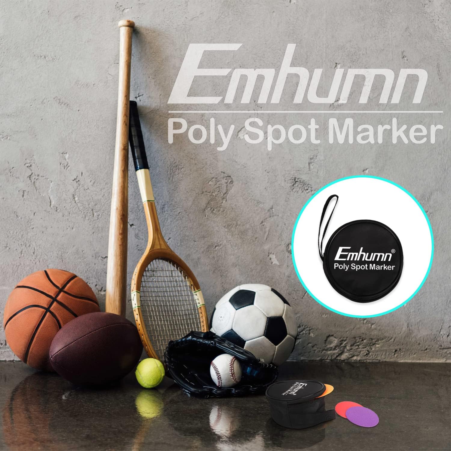 Poli markery punktowe do zwinności, do treningu fitness, tańca, okrągłe, wielokolorowe, gumowe, antypoślizgowe do gier, kropki podłogowe do aktywności sportowych