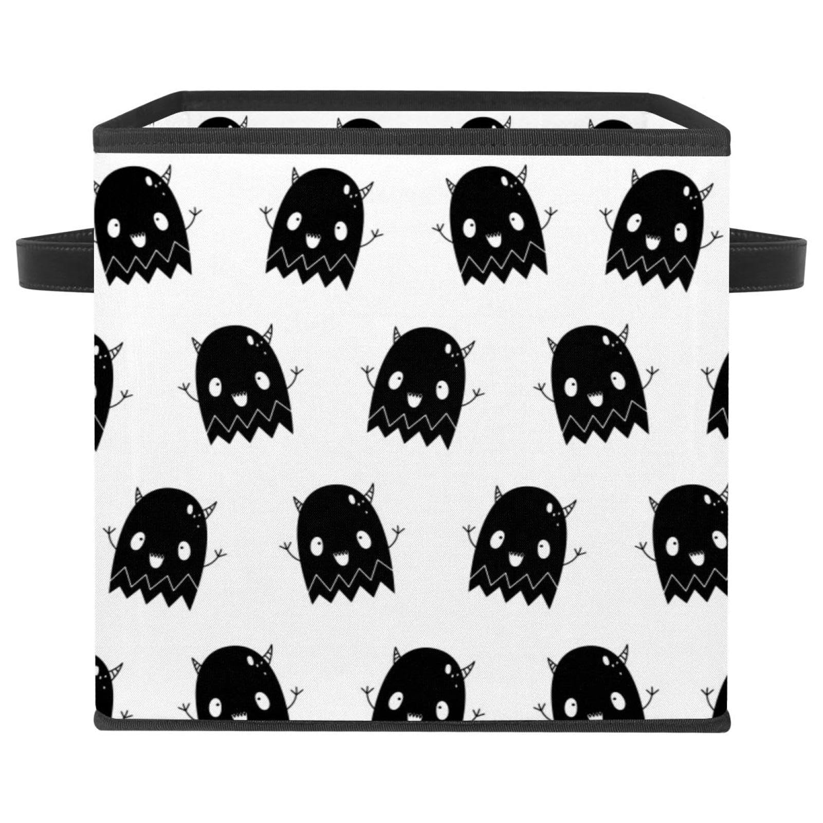 Boîte de rangement pliable cube en tissu motif extraterrestre pour chambre d'enfant