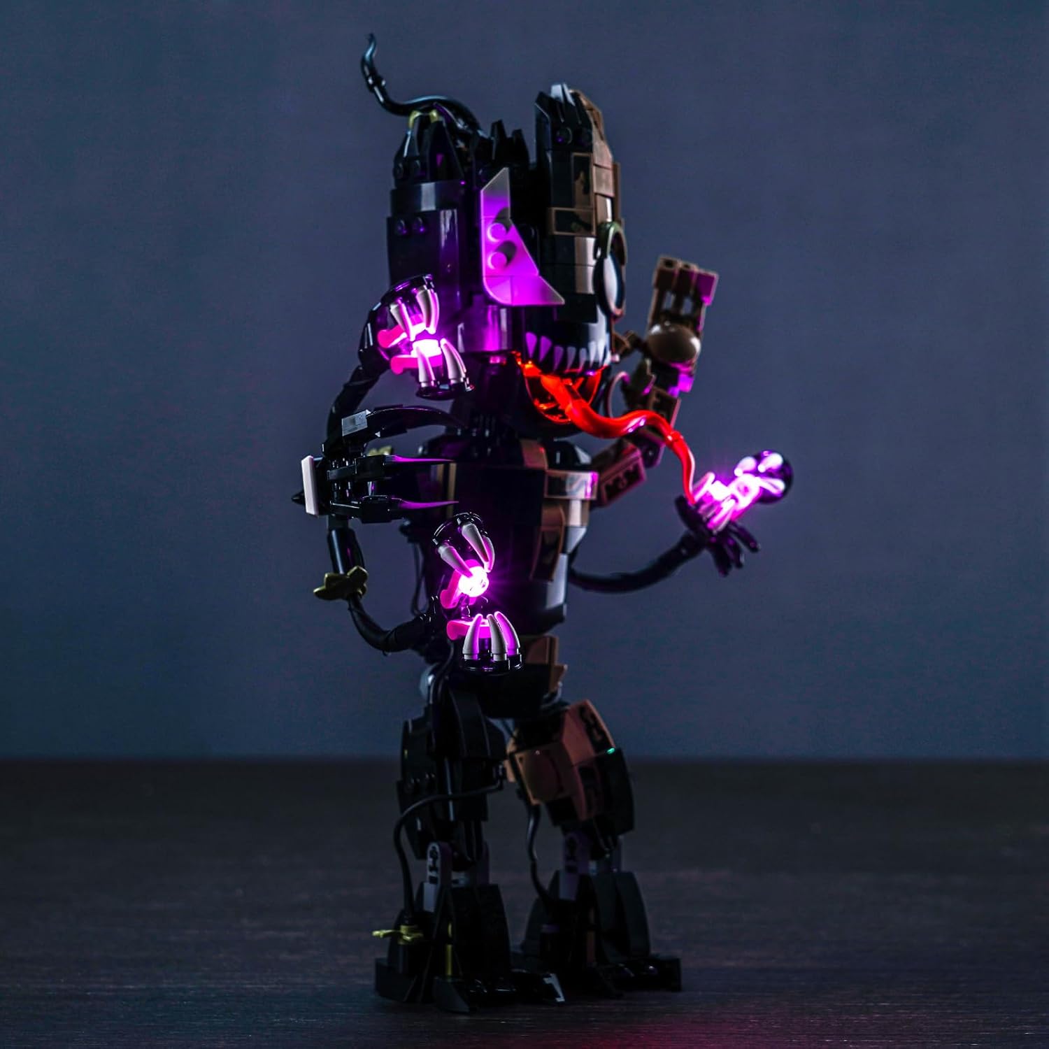 LED Lighting Kit Compatible with Lego Venomized Groot 76249 Building Kit - Lights Only - Decoration LED Light Kit Without Building Block Model (Basic Version)