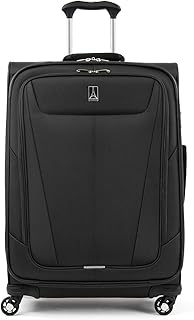 Travelpro Maxlite 5 Softside Expandable Luggage with 4 Spinner Wheels, Lightweight Suitcase, Men and Women, Black, Checke...