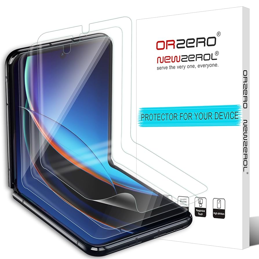 スクリーンプロテクター Motorola Amazon.com: Orzero (3 Pack) TPU Screen Protector Compatible