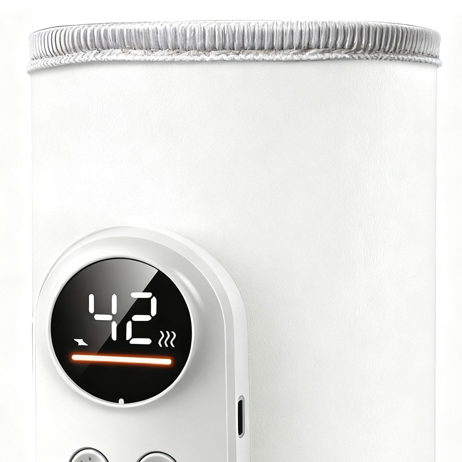 Przenośny podgrzewacz mleka USB, urządzenie do kontroli temperatury do butelek grzewczych, kompaktowa konstrukcja do podróży, wygodne rozwiązanie do podgrzewania mleka