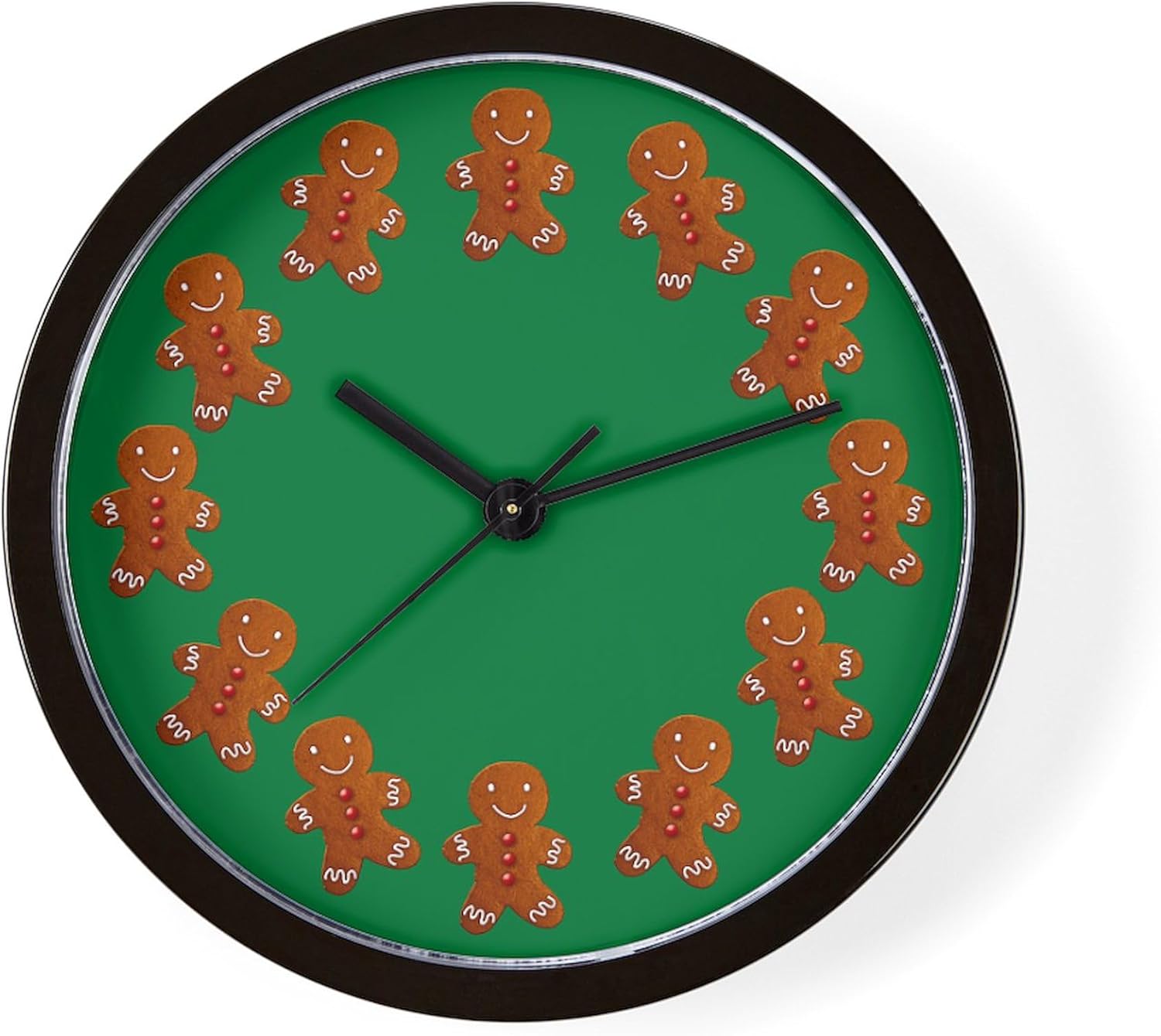 CafePress Gingerbread Man 10" Wall Clock for Livingroom, Kitchen, or Office