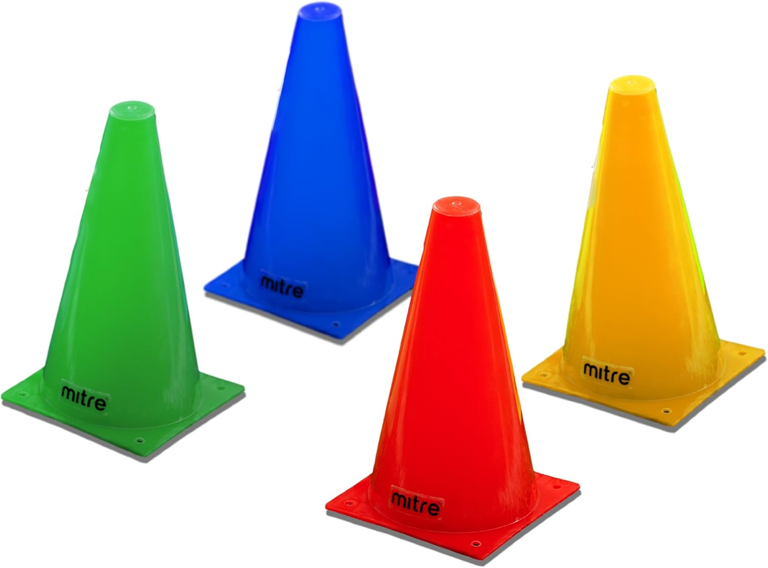 Mitre A3008 Mini Cones Set of 4, Yell/Grn/Blu/Red Amazon.co.uk