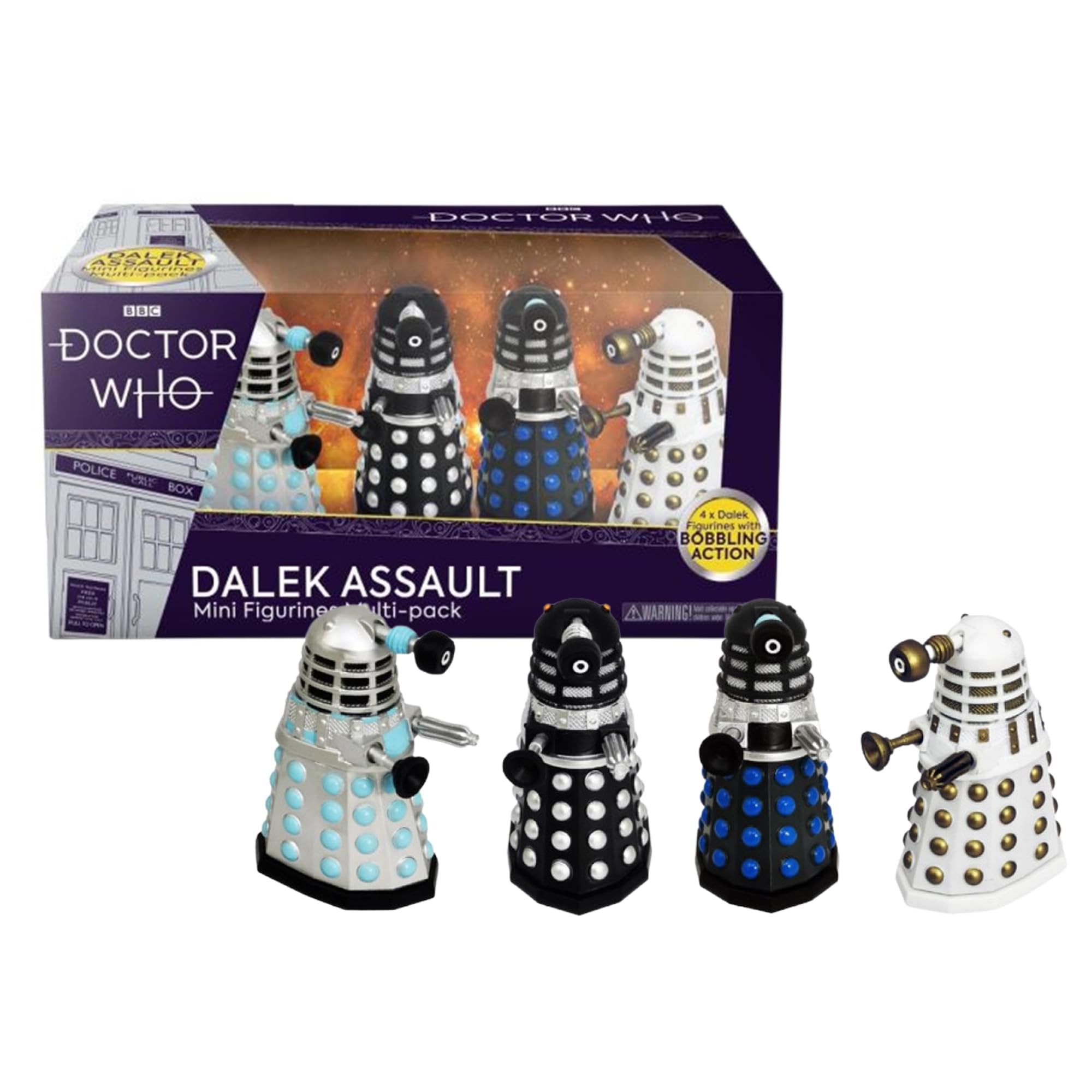 Amazon.com: Doctor Who Dalek 3 Inch Figure Assault Set of 4 : Toys