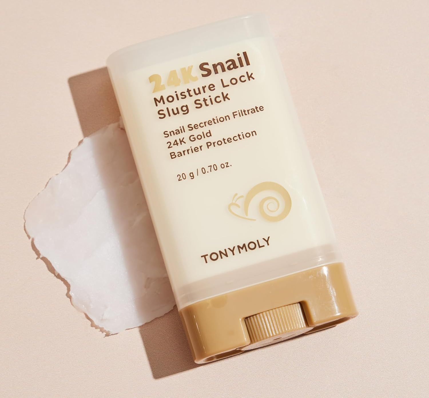 TONYMOLY 24K Snail Moisture Facial Stick 20g – Hydrating Multi Balm with Snail Mucin & 24K Gold for Glowing Skin, Anti-Aging Skincare, Moisture Barrier Protection, Korean Skincare - Image 5