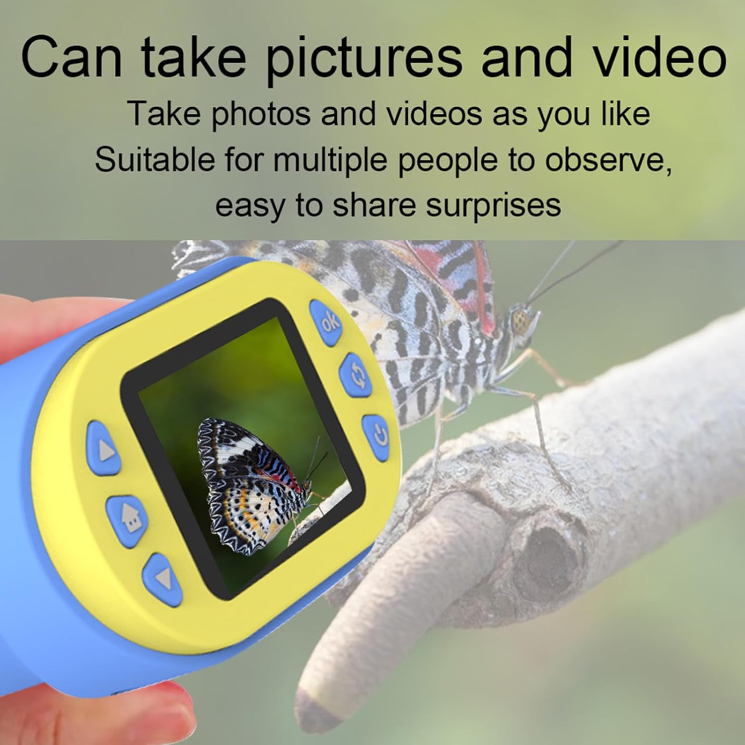 Jectse ハンドヘルドデジタル顕微鏡、200倍の倍率、カラフルなLEDスクリーン、4032*2520p写真、1080pビデオ、1