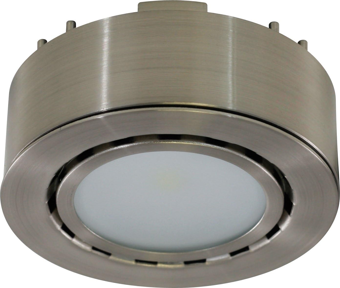 Liteline UCP-LED1-MN LED Puck Light, 12V, Matte Nickel