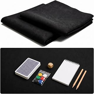 Mixweer 2 Piece Poker Table Top Mat Set, Premium Felt Poker Table Cover 36 x 72 Inches with Casino Grade Mat, Reversible Foldable Surface for Texas Hold Blackjack Dominoes and Card Games