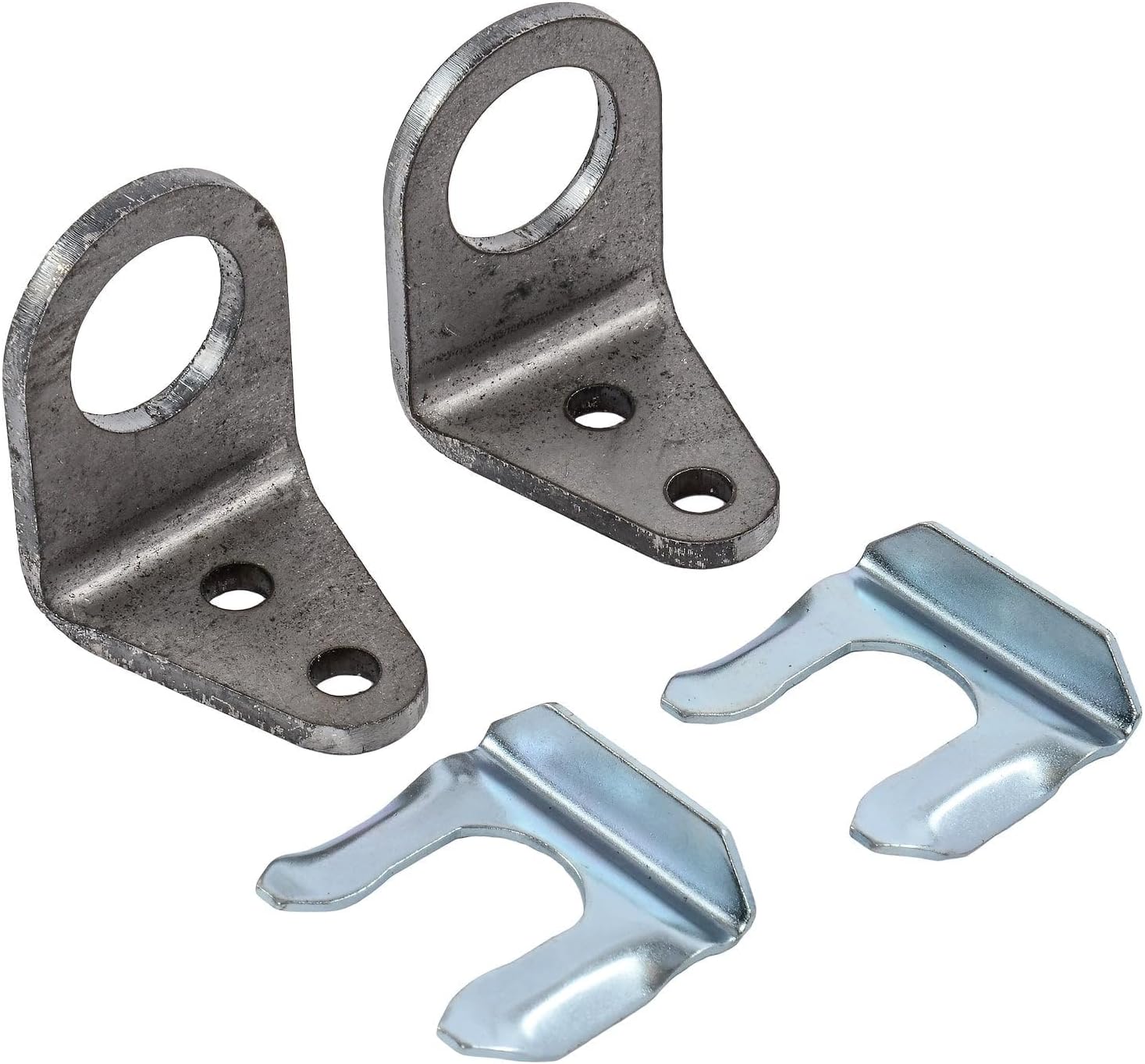 JEGS Brake Line Bolt Tab & Clip Kit | 4-Piece | Made in USA | Includes 2 Retaining Clips and 2 Bolt Tabs