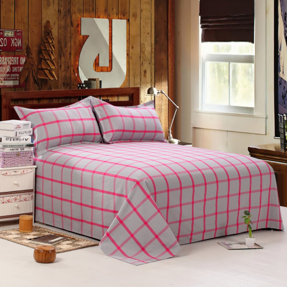 Drap de coton épais anti-froid 200x230cm pour lit deux places