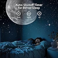 Vista 4 de Galaxy Projector, Star Projectors Home Planetarium Space Ceiling Starry Sky Night Light with 3 HD Glass Slides, Galaxy Projector Pro for Kid Adult