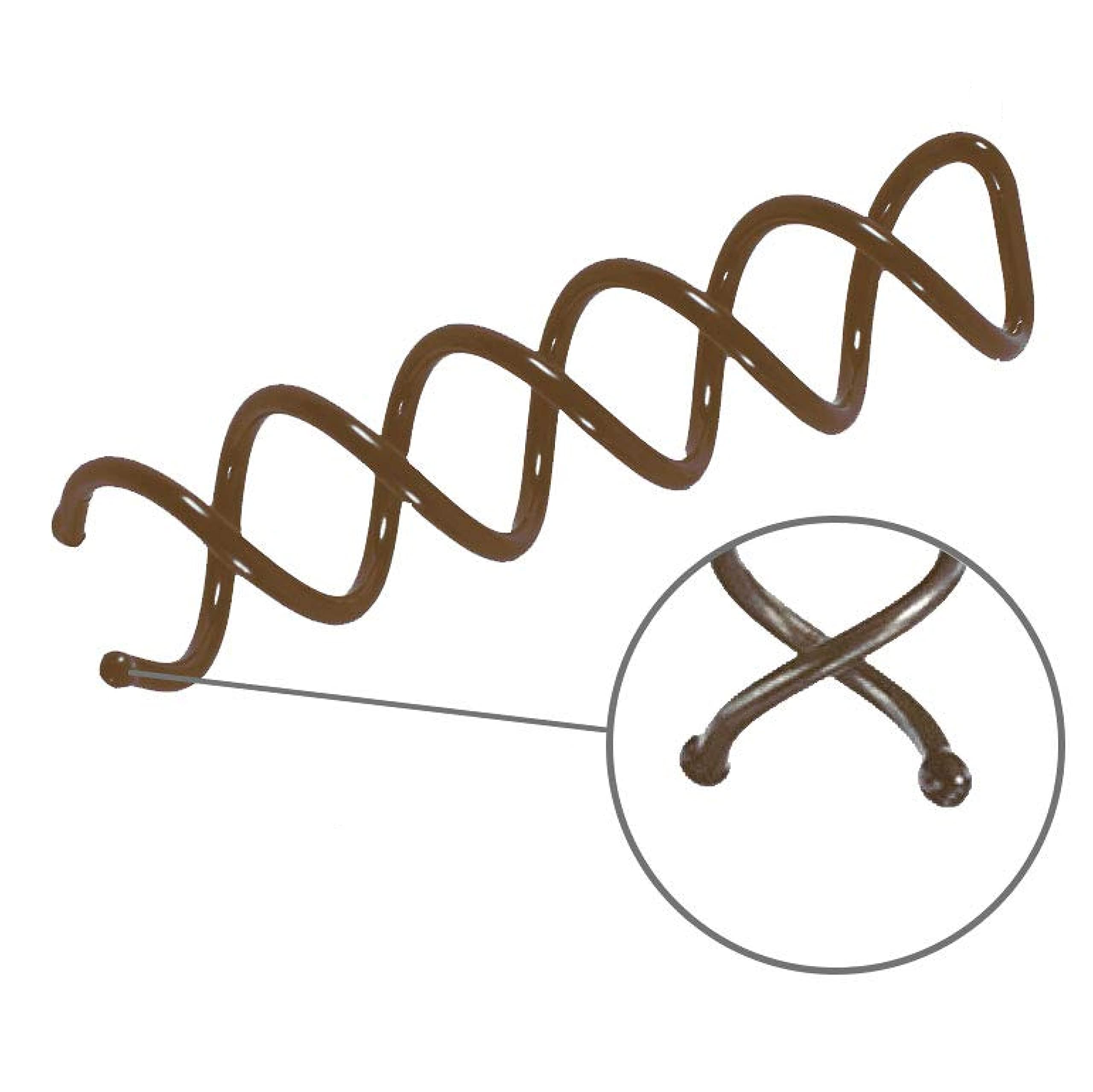 Hawwwy Spiral Spin Pins - 4 Pack Premium Brown Spin Pins, 1 count (Pack of 4) - Image 3