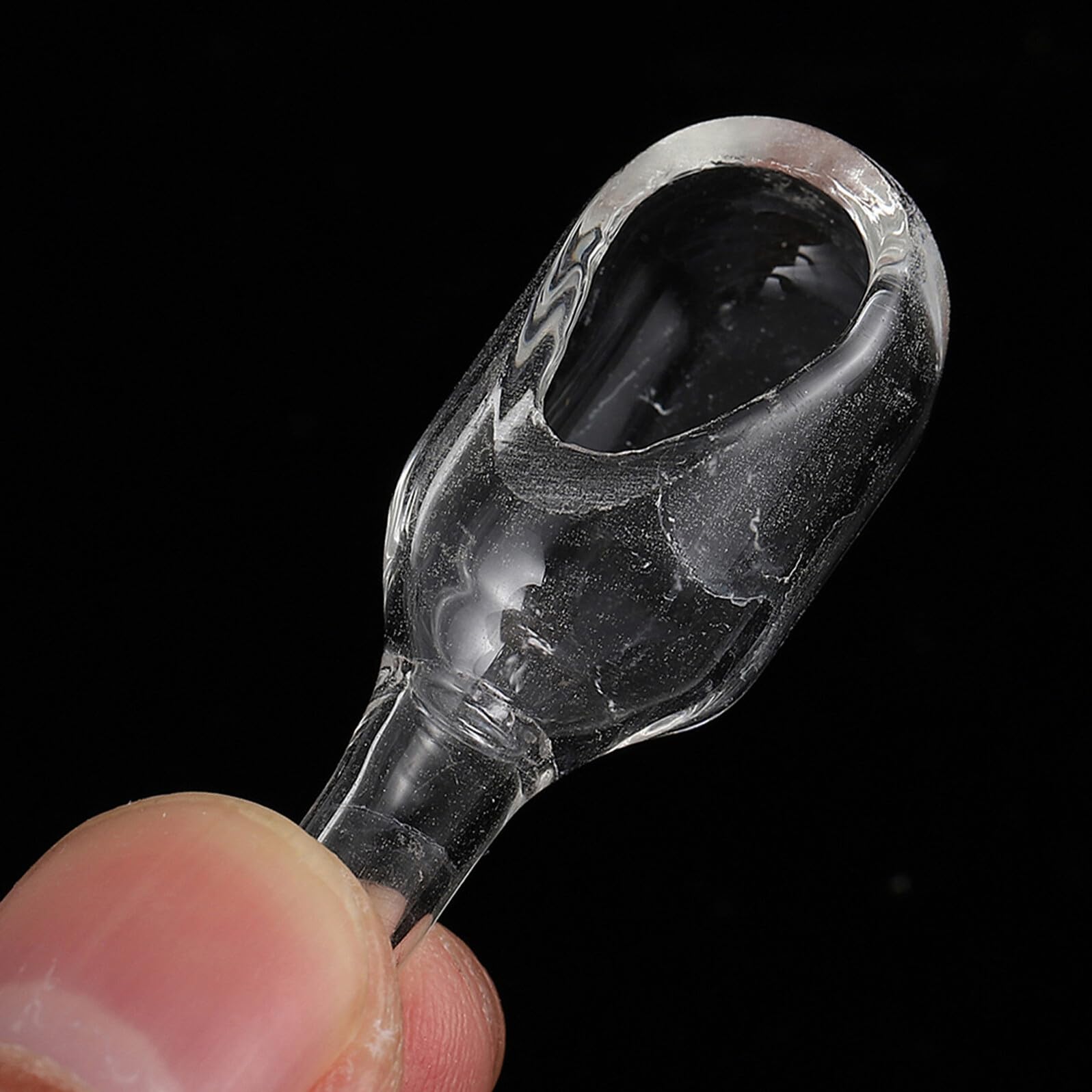 SOLUSTRE Glas Wägeschiffchen 4 Stück Transparentes Laborglas mit 4 Größen (15x25mm bis 25x75mm) – Temperaturbeständige Wägeschalen und Wiegetrichter für Laborproben und Chemische Analyse