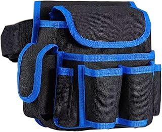 Cinto porta-ferramentas, cinto ajustável resistente de tecido Oxford - saco de armazenamento multiuso para carpintaria canalizações elétricas jardinagem telhador