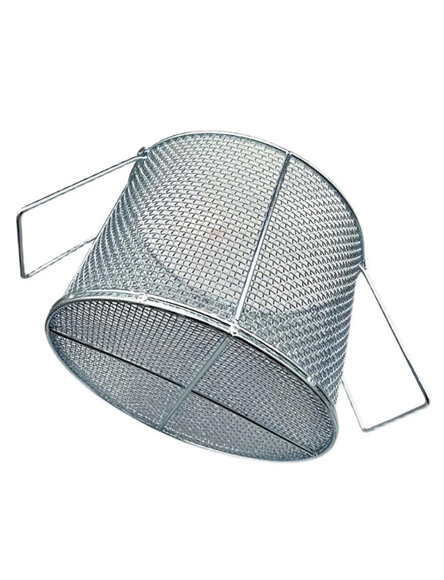 Cestello scolapasta rotondo in filo metallico, colino perforato per cucina, setaccio per lavare le verdure, cestino multiuso in acciaio inossidabile 304, apertura 10 mm