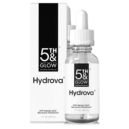 5th & Glow Hydrova - Suero facial antienvejecimiento, hidratante facial para piel seca para líneas finas y arrugas, reponer, regordete y aspecto disponible en Yaxa El Salvador