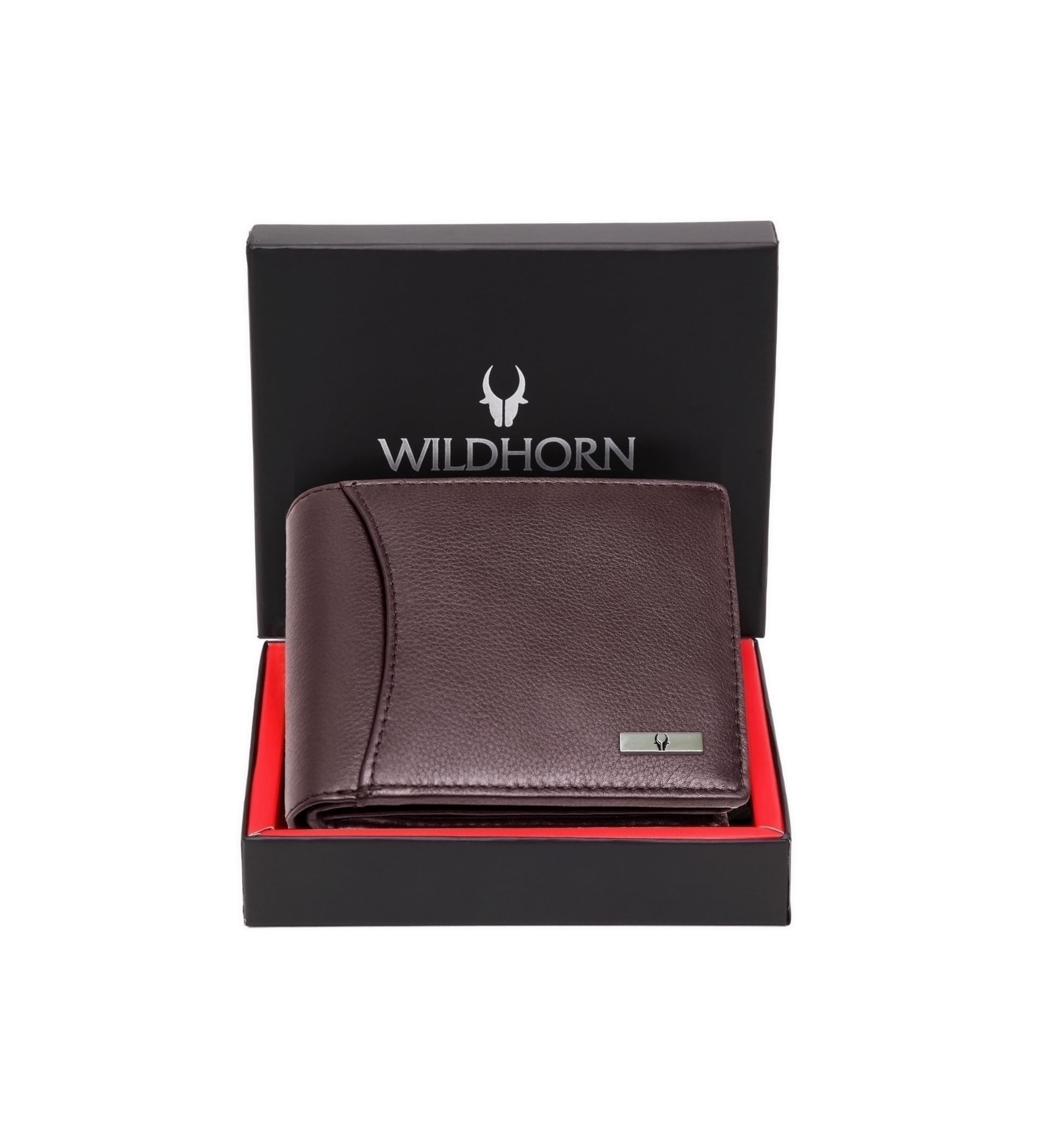 WildHorn unisex-adult Leather Wallet for Men Bi-Fold Wallet