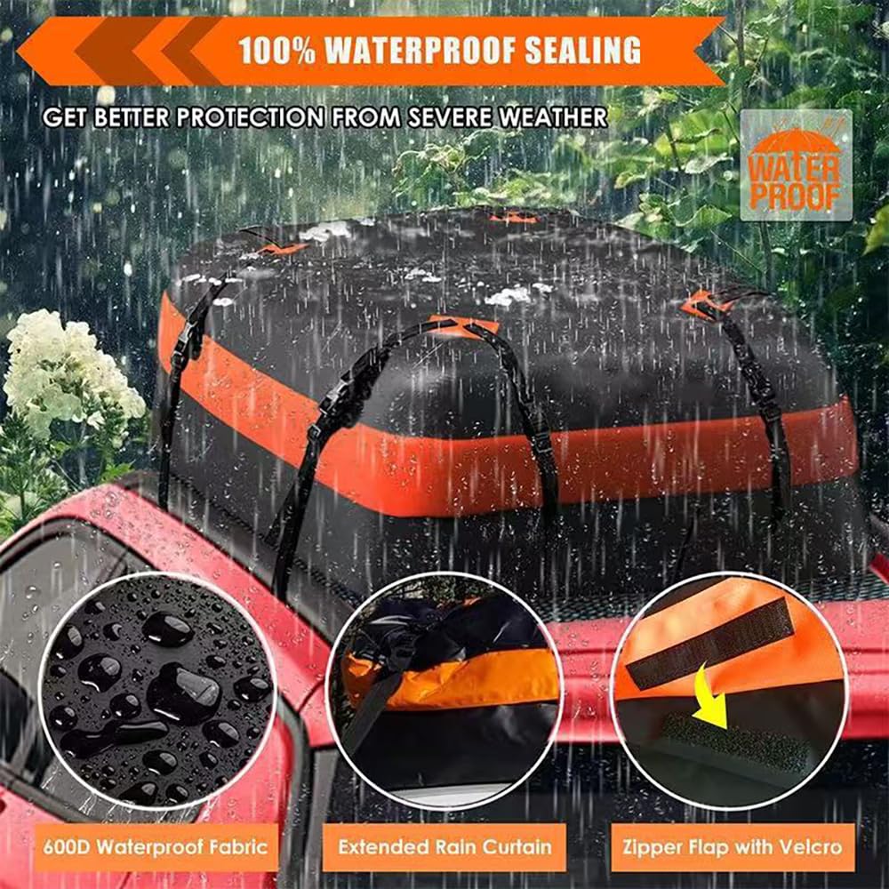 Bolsa de Techo de Coche, para VW Golf 6 GTI Golf 7 Golf 7 GTI Cofre de Techo Flexible Saco de Carga Impermeable Portaequipajes Viaje Bolsa Organizador