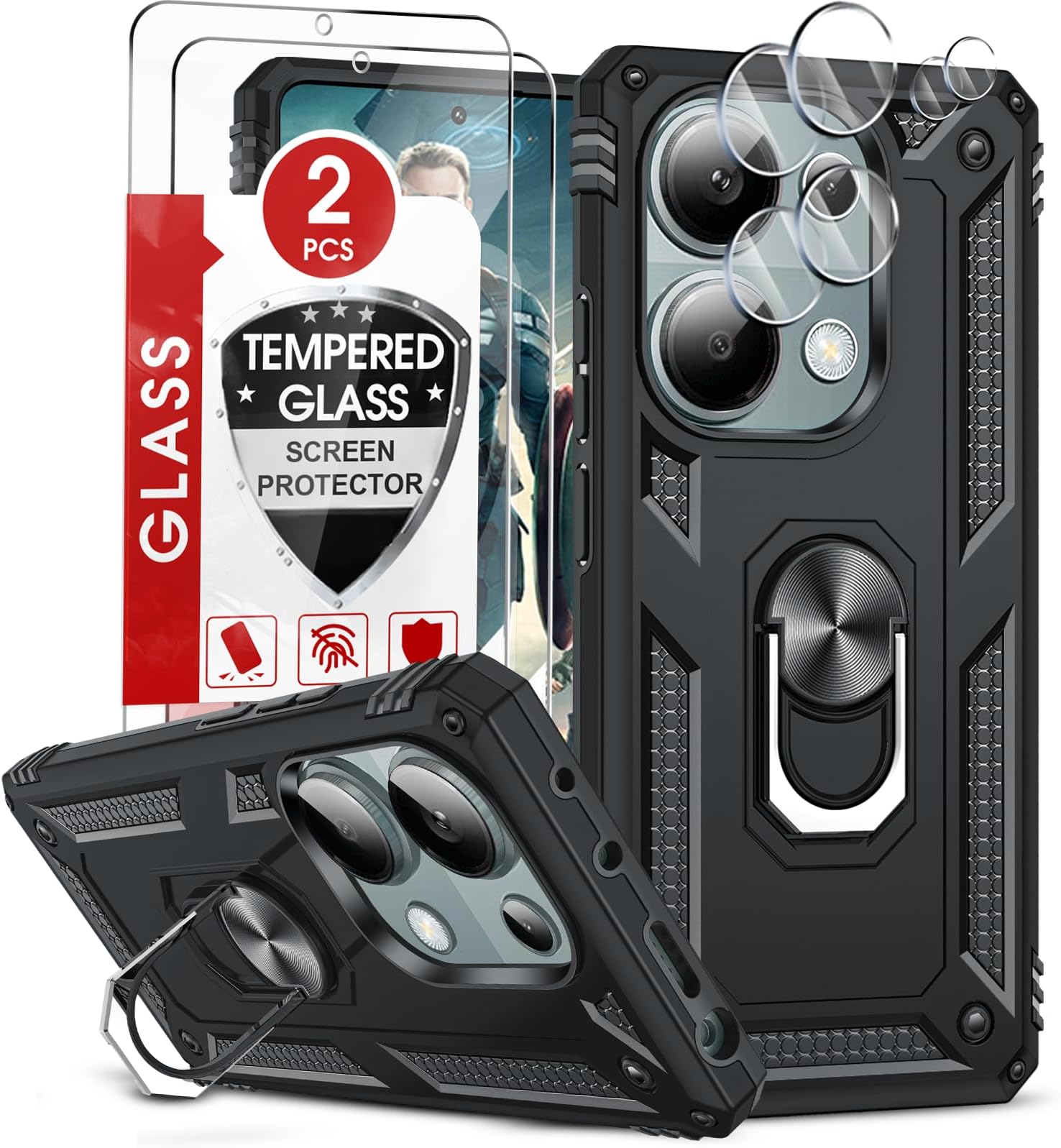 COVER SLIM CUSTODIA NERA Per XIAOMI REDMI NOTE 9T + PELLICOLA VETRO - Foto 10