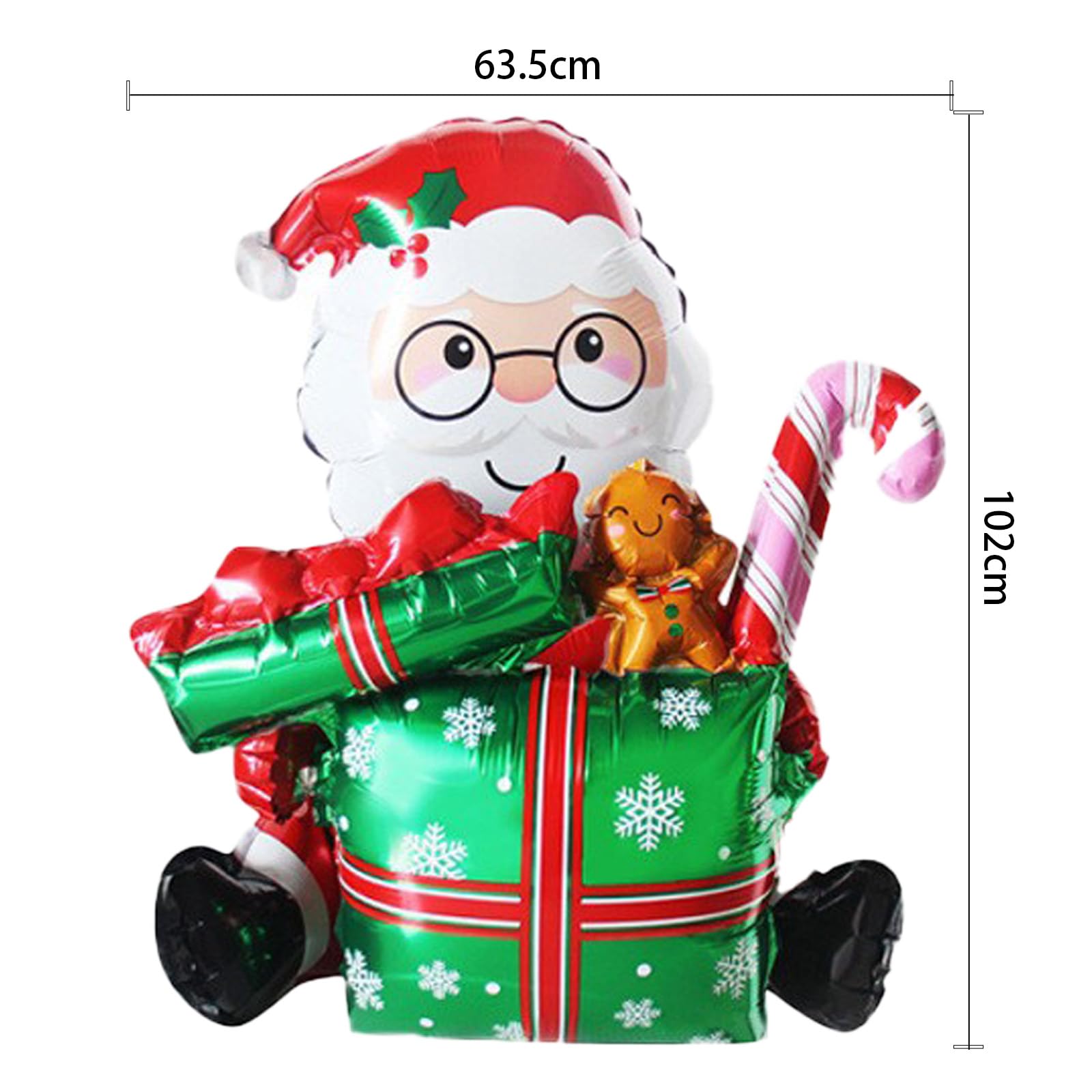 Amazon | Mosasa クリスマス バルーン 飾り 大型 高さ約102cm