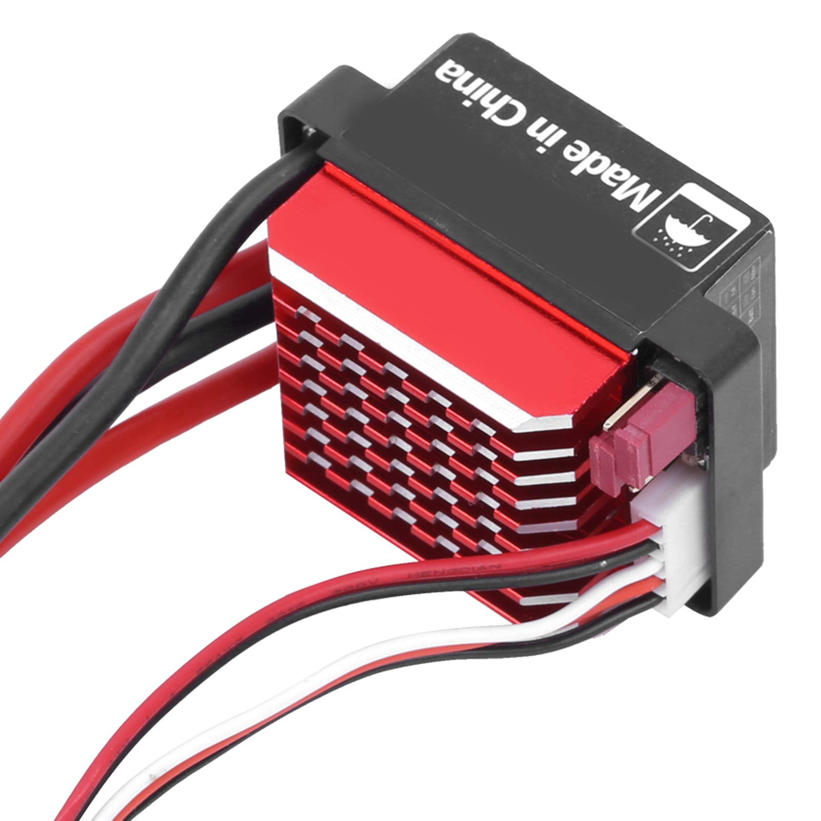 Regolatore elettronico di velocità 360A, RC Crawler Car Bidirezionale ESC Spazzolato Motore Pezzi di Ricambio Attrezzatura di Controllo remoto per 1/10 RV Overland Car Short Truck (Spina XT60)