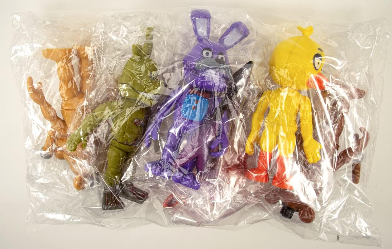 NA Toysvill FNAF Action Figures (Set of 6 pcs) | Inspired by Five Nights at Freddy’s Toys Figurines Set, Cake Toppers, Party Set, Collectible Toys for Kids, Height About 4 inches