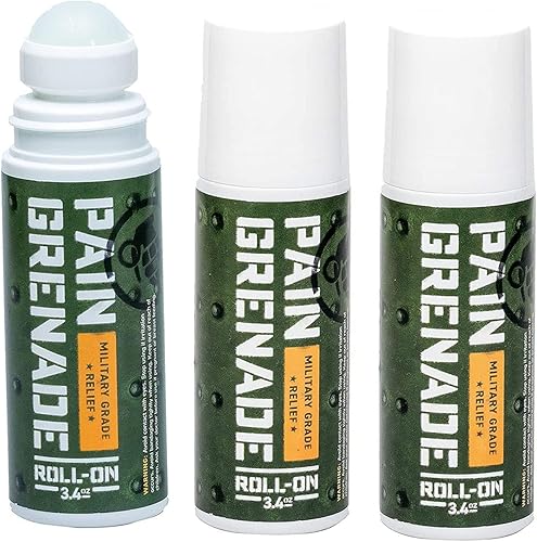 Pain Grenade - Gel de secado rápido con plantas - Gel refrescante y cálido con árnica, mentol, alcanfor, glucosamina y otros botánicos naturales -