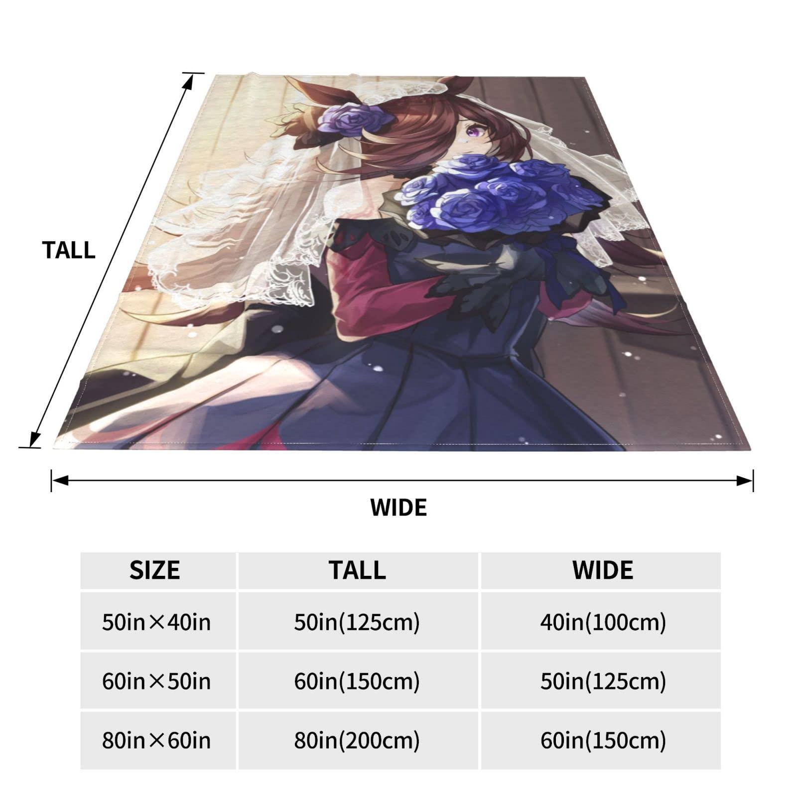 Amazon｜ウマ娘 プリティーダービー ブランケット Blanket フランネル