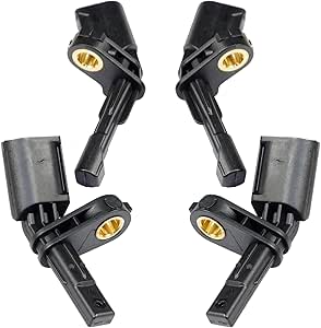 Amazon.com: 4 Pcs Front Rear Left Right ABS Wheel Speed Sensor ...