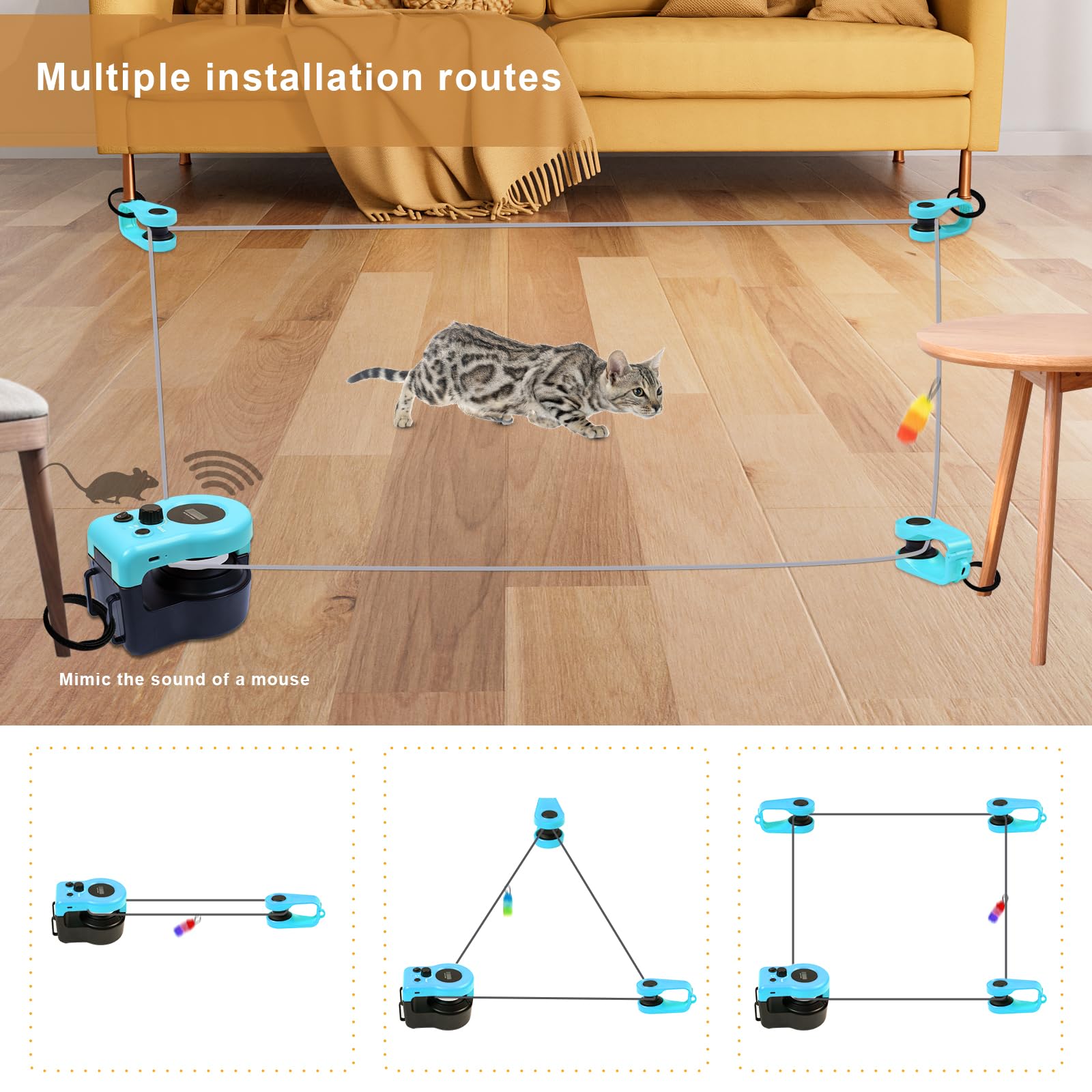 Remote Control Cat Machine s For Indoor Cats Ankege s With Remote Control Smart Interactive Cat Toy