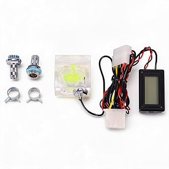 PC Cooling Monitor Kit, G1/4 Thread Water Meter