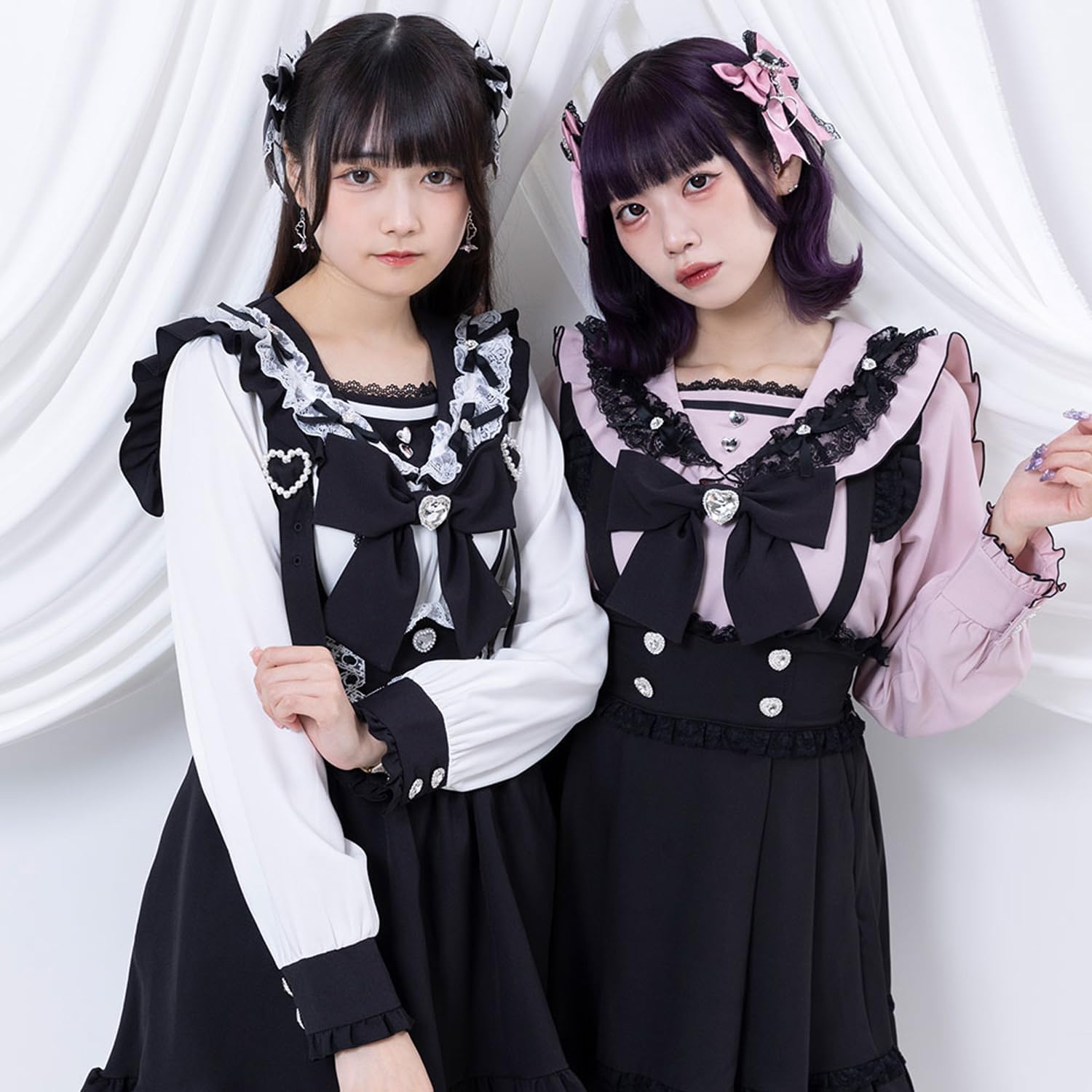 セーラー襟フリルセットアップ 量産型 地雷 コスプレ 新品 半袖