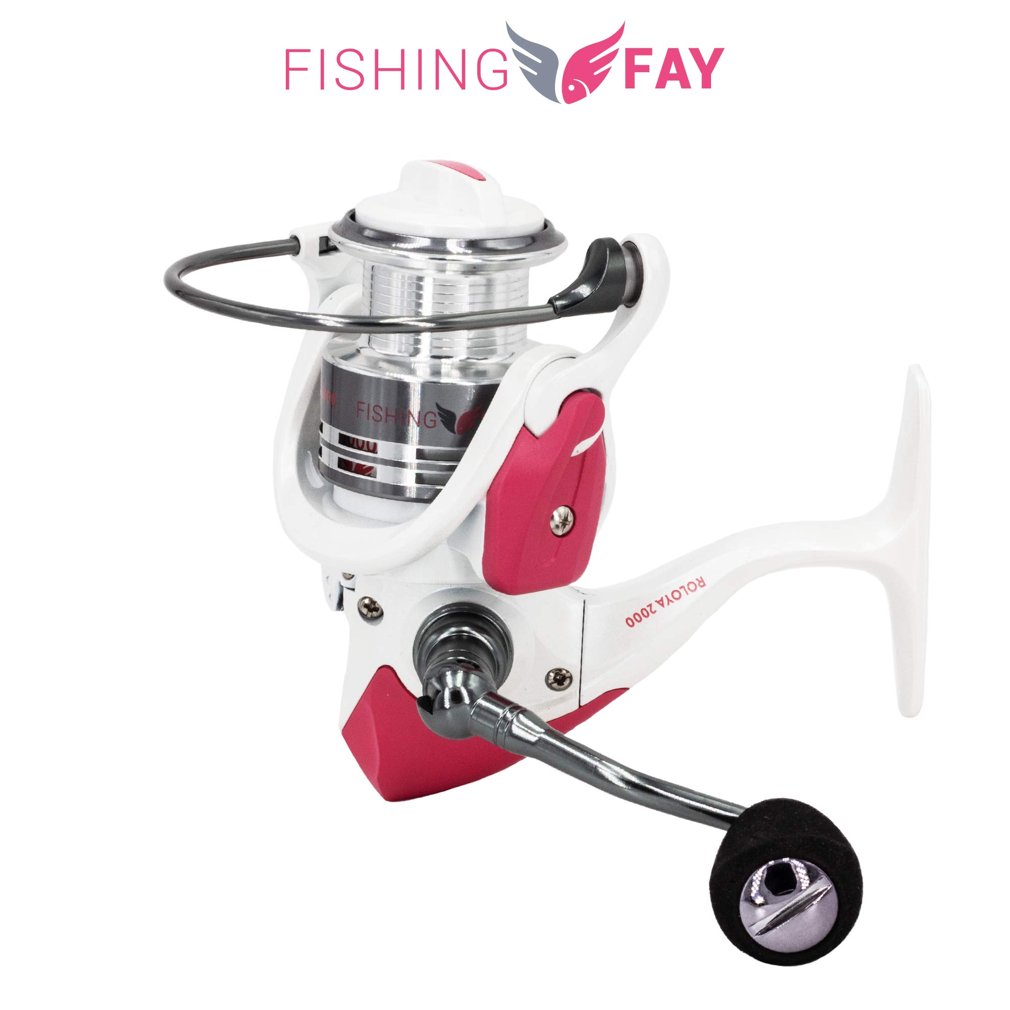 Mulinello Da Spinning ROLOYA 2000 - Per Canna Da 20-80gr, 8+1 Cuscinetti, Ideale Per Luccio E Salmone - Foto 9