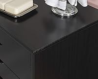 Vista 16 de Corinne - Carrito de almacenamiento con ruedas de seis cajones, color negro Linon