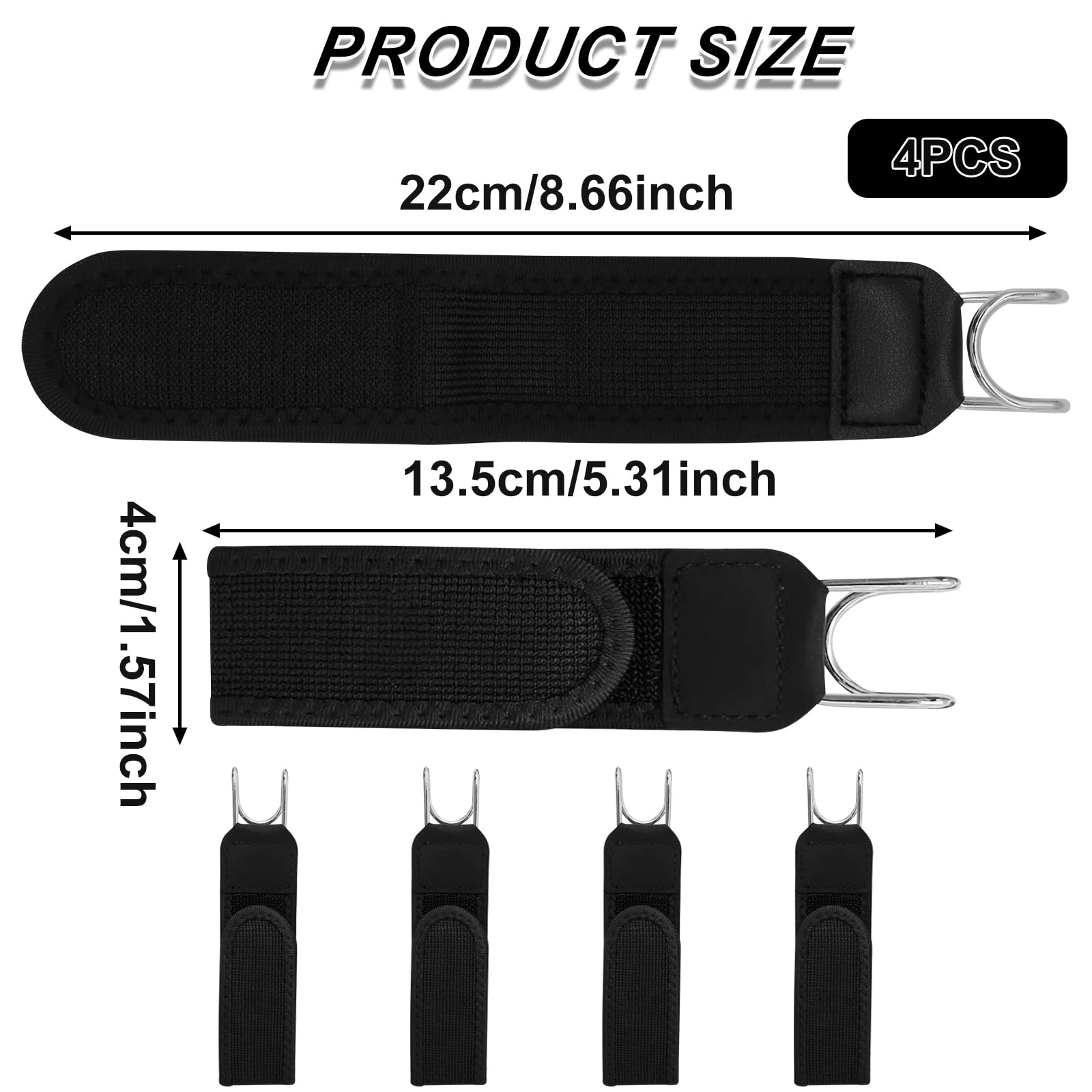 Cintura elastica con accessori in metallo, 4 pezzi, per riporre gli attrezzi da uomo, cintura elastica con gancio per attrezzi, design senza fibbia elastico per lavori all'aperto