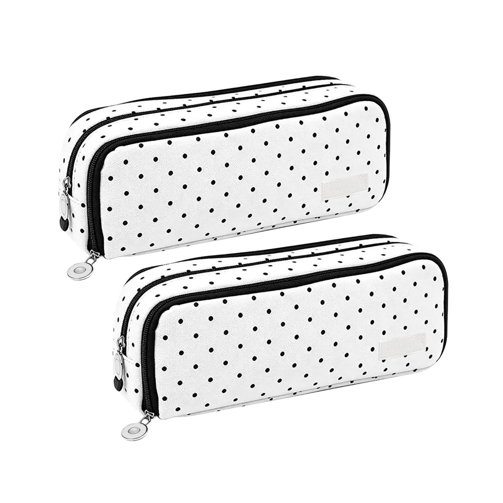 Polka Dot Pencil Case, Cute Pencil Case, Storage Bag for School Office，2pc