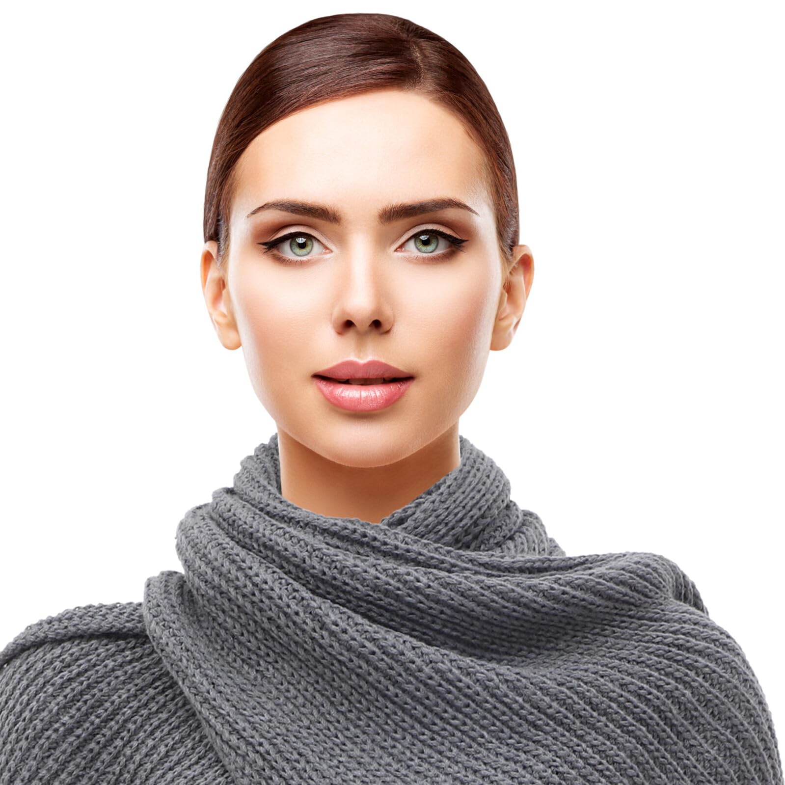 BESPORTBLE Bufanda Unisex con Mangas de Punto Chal Otoño Invierno Cálido Elegante y para Cuello y Brazos