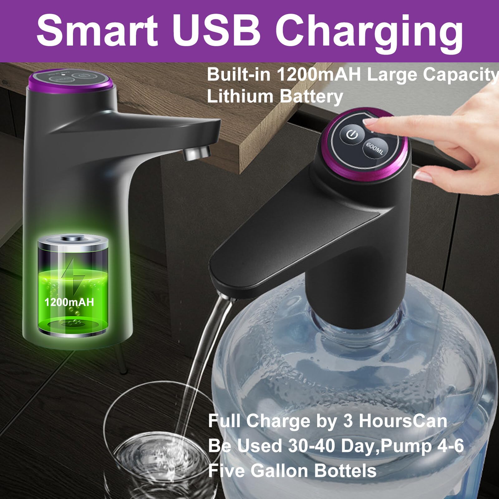 Bollitori E Erogatori D'acqua Calda Automatico Elettrico USB Pompa - Foto 13