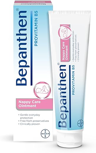 Bepanthen Nappy Care Ointment | Nappy Cream with Provitamin B5 | Suitable for Newborns Skin, 100 g (Packing May Vary).