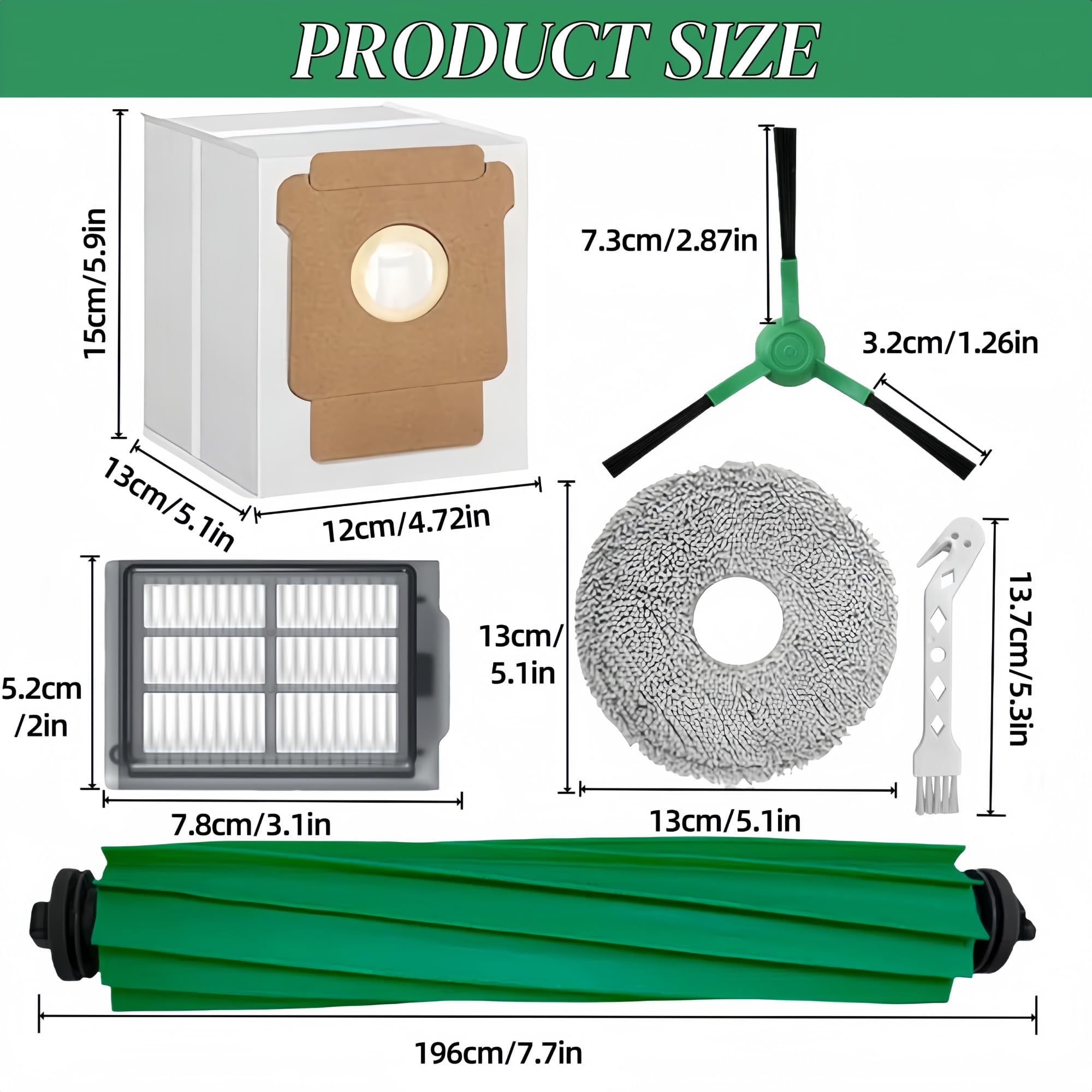 Lot De 20 Accessoires De Rechange Pour Aspirateur IRòbòt