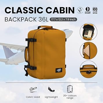 Cabinzero Classic Backpack 36l Backpack Unisex Adult