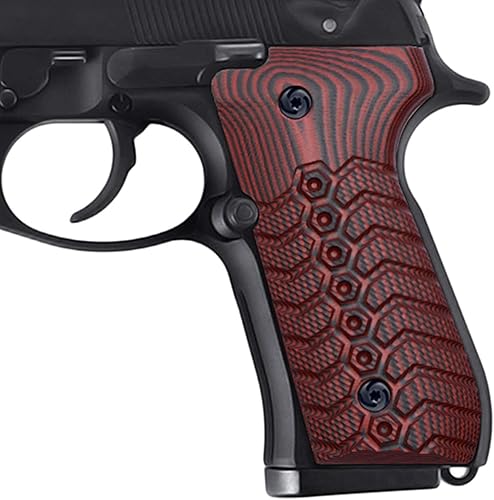 Miniatura 10 de Guuun Beretta 92fs Grips G10 textura mecánica estándar tamaño completo M9 92A1 96A1 92 INOX Grip